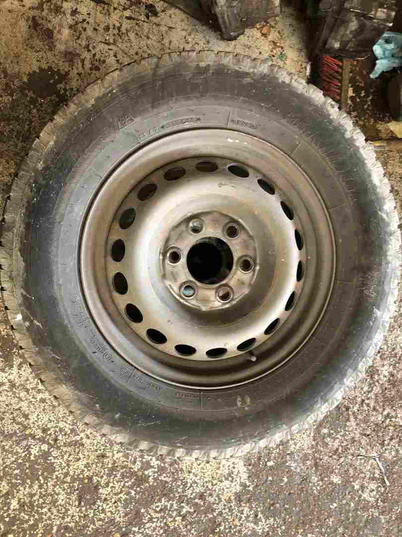 Volkswagen Crafter 2006-2010 Steel Wheel Bridgestone Tyre 235 65 16 6Mm Sprinter