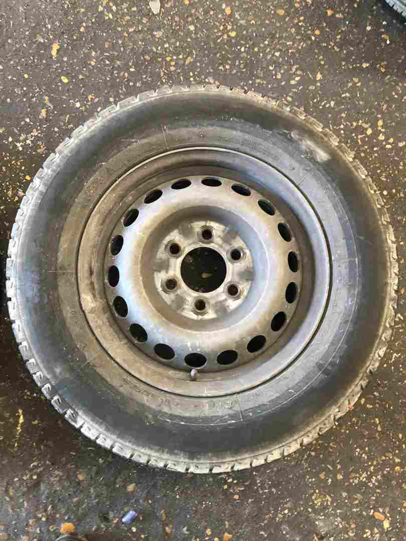 Volkswagen Crafter 2006-2010 Steel Wheel Bridgestone Tyre 235 65 16 5Mm Sprinter