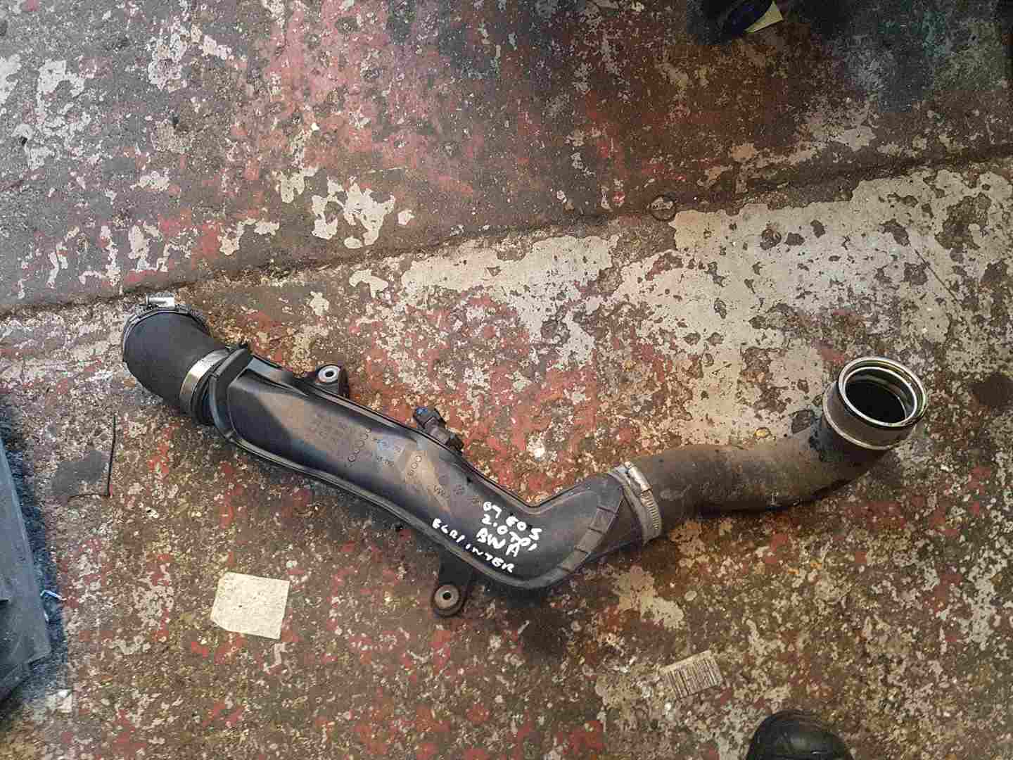 Volkswagen EOS 2005-2016 2.0 Tfsi Intercooler To Turbo Pipe BWA 1K0145762AH