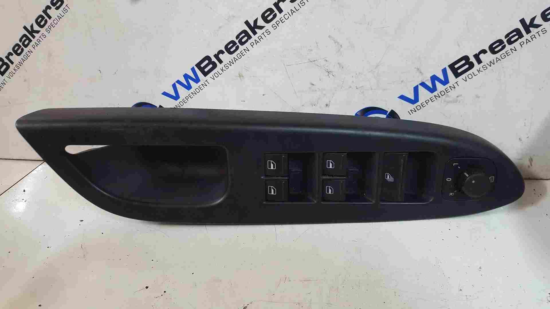 Volkswagen EOS 2005-2016 Drivers Window Switch Panel Wing Mirror Adjuster