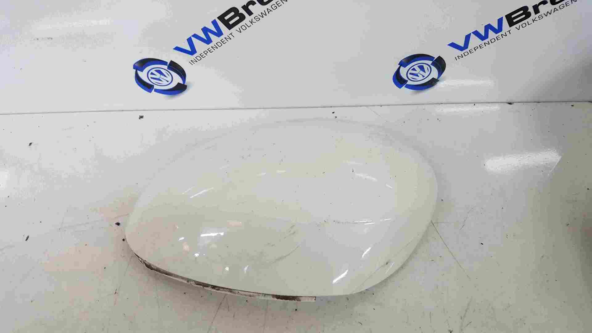 Volkswagen EOS 2005-2016 Passenger NS Wing Mirror Cover Case White LB9A