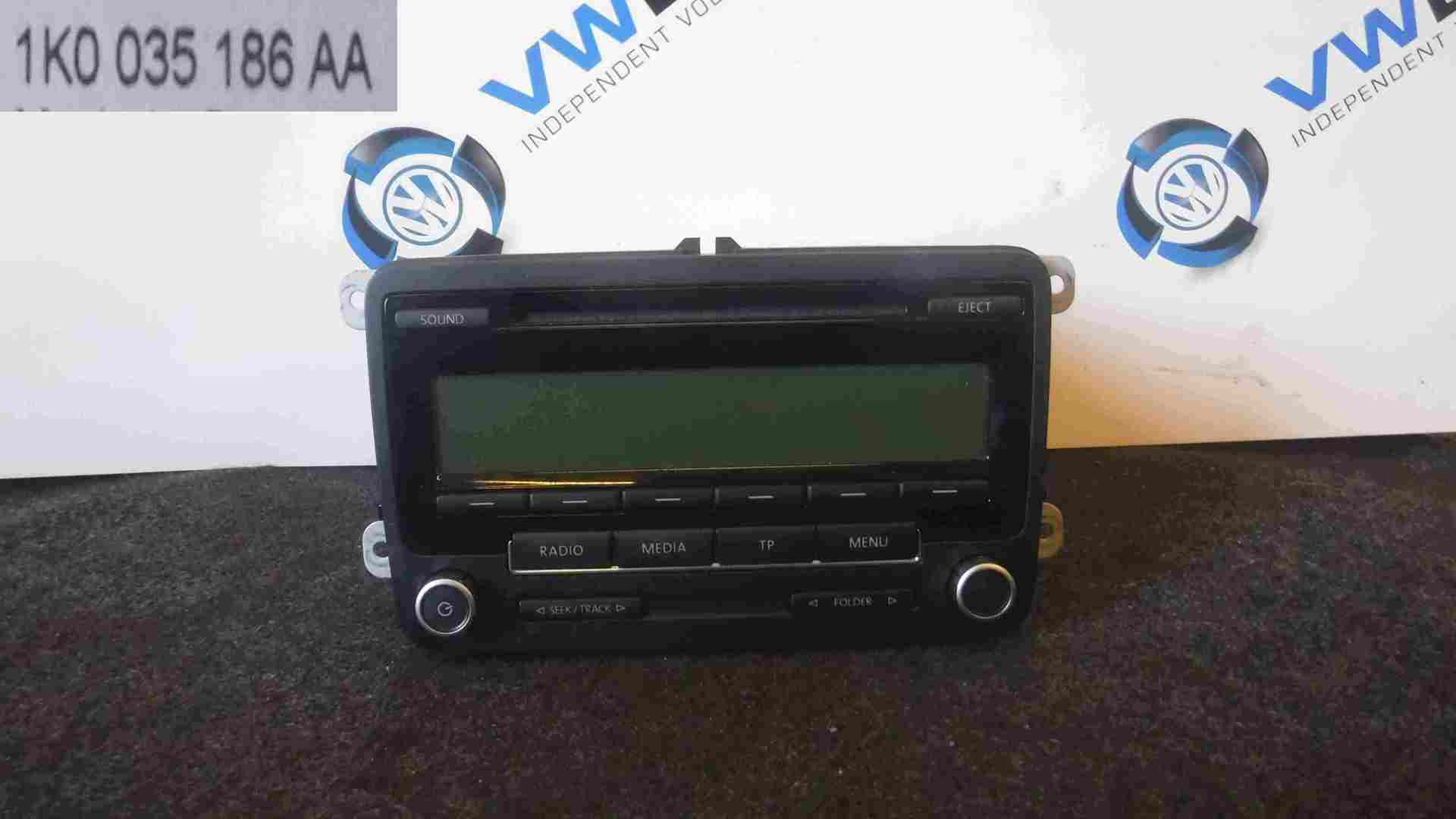 Volkswagen EOS 2005-2016 Radio Cd Player Head Unit 1K0035186AA