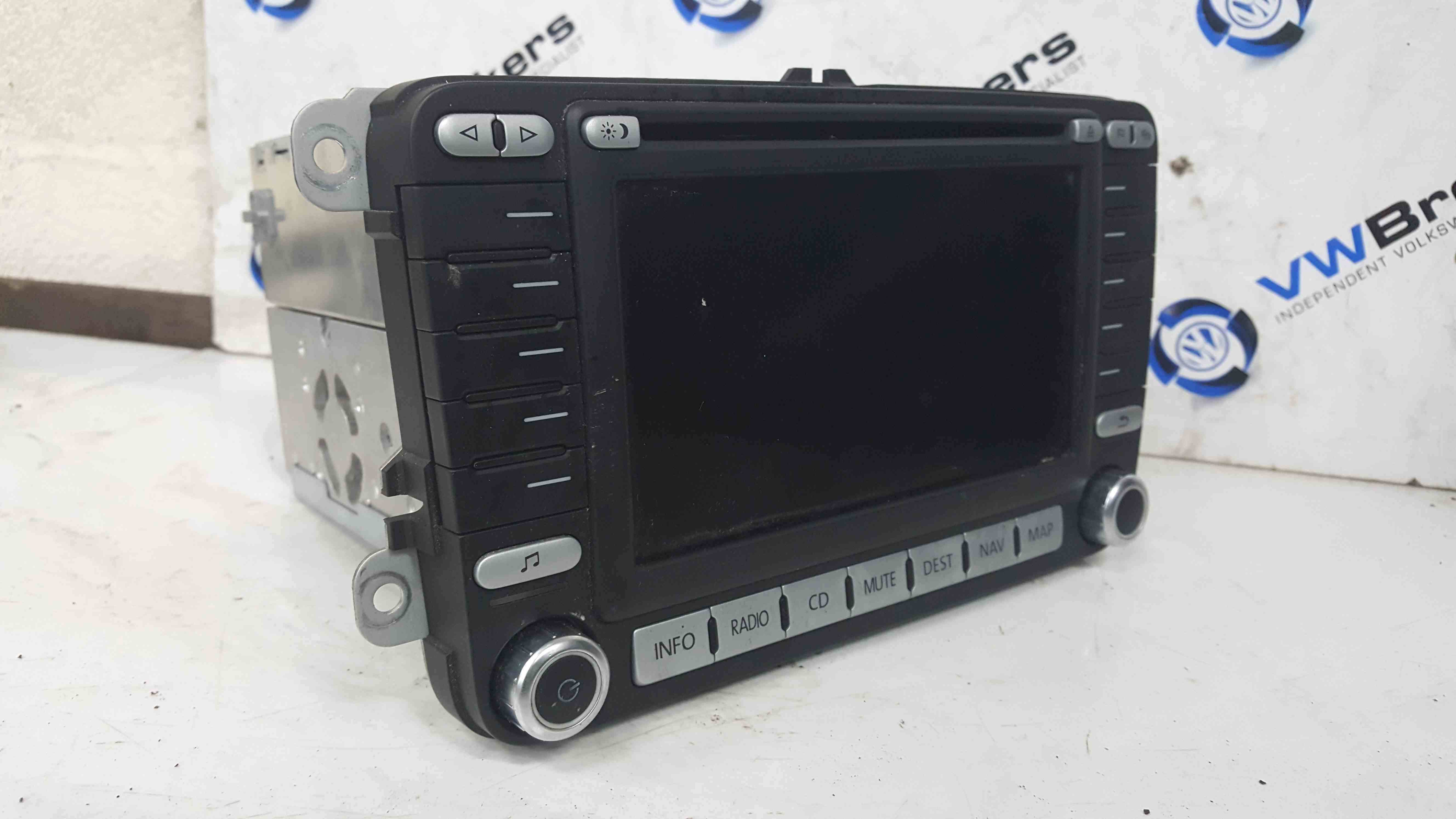 Volkswagen EOS 2005-2016 Radio Cd Player SAT NAV Unit 1K0035198c With Code