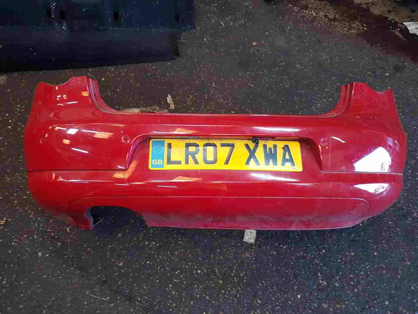 Volkswagen EOS 2005-2016 Rear Bumper RED Lk3a K3a + Reverse Sensors