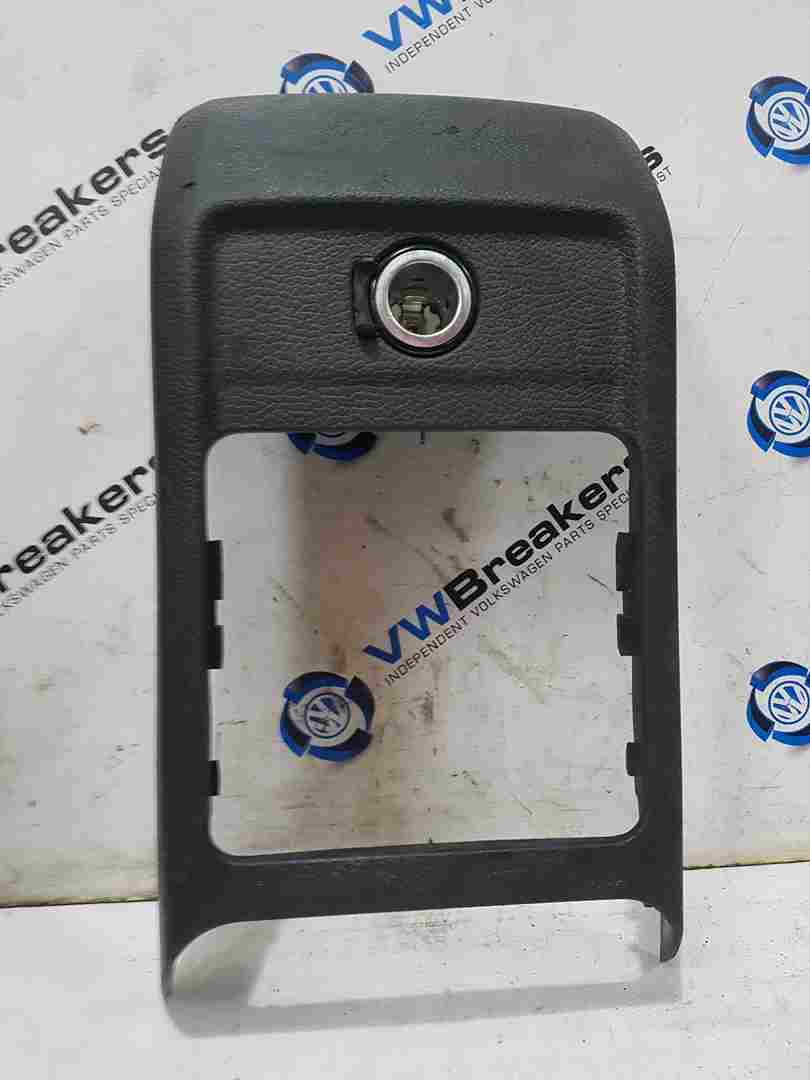 Volkswagen EOS 2005-2016 Rear Centre Console Trim Black 12V Socket