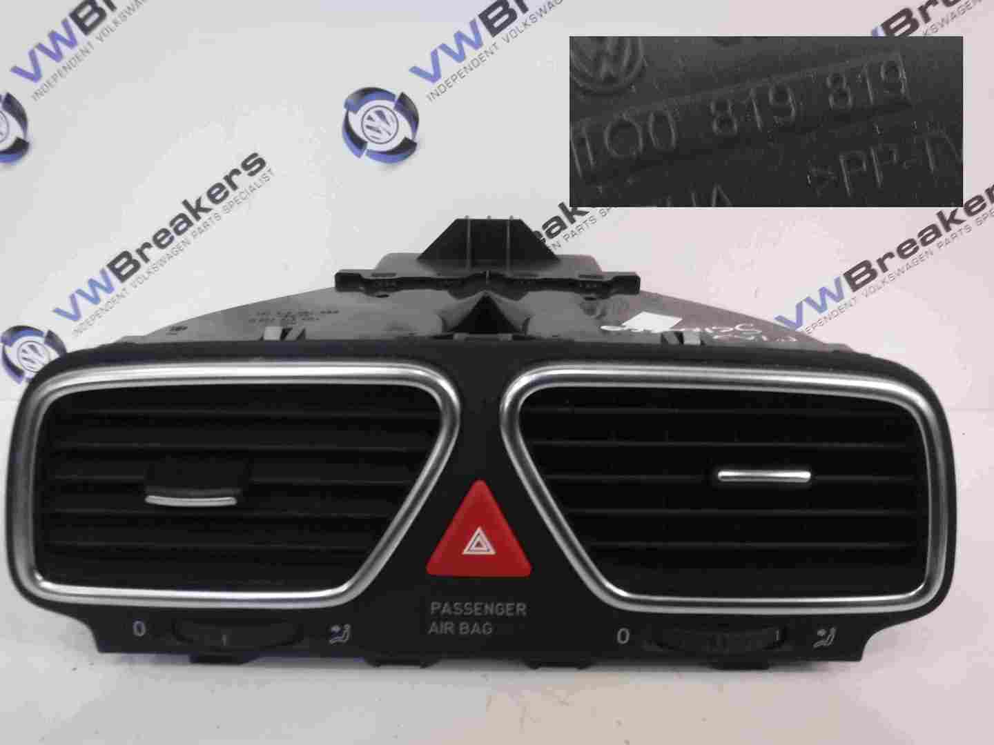 Volkswagen EOS MK1 2005-2016 Centre Dashboard Heater Blower AIR Vents 1Q0819735C