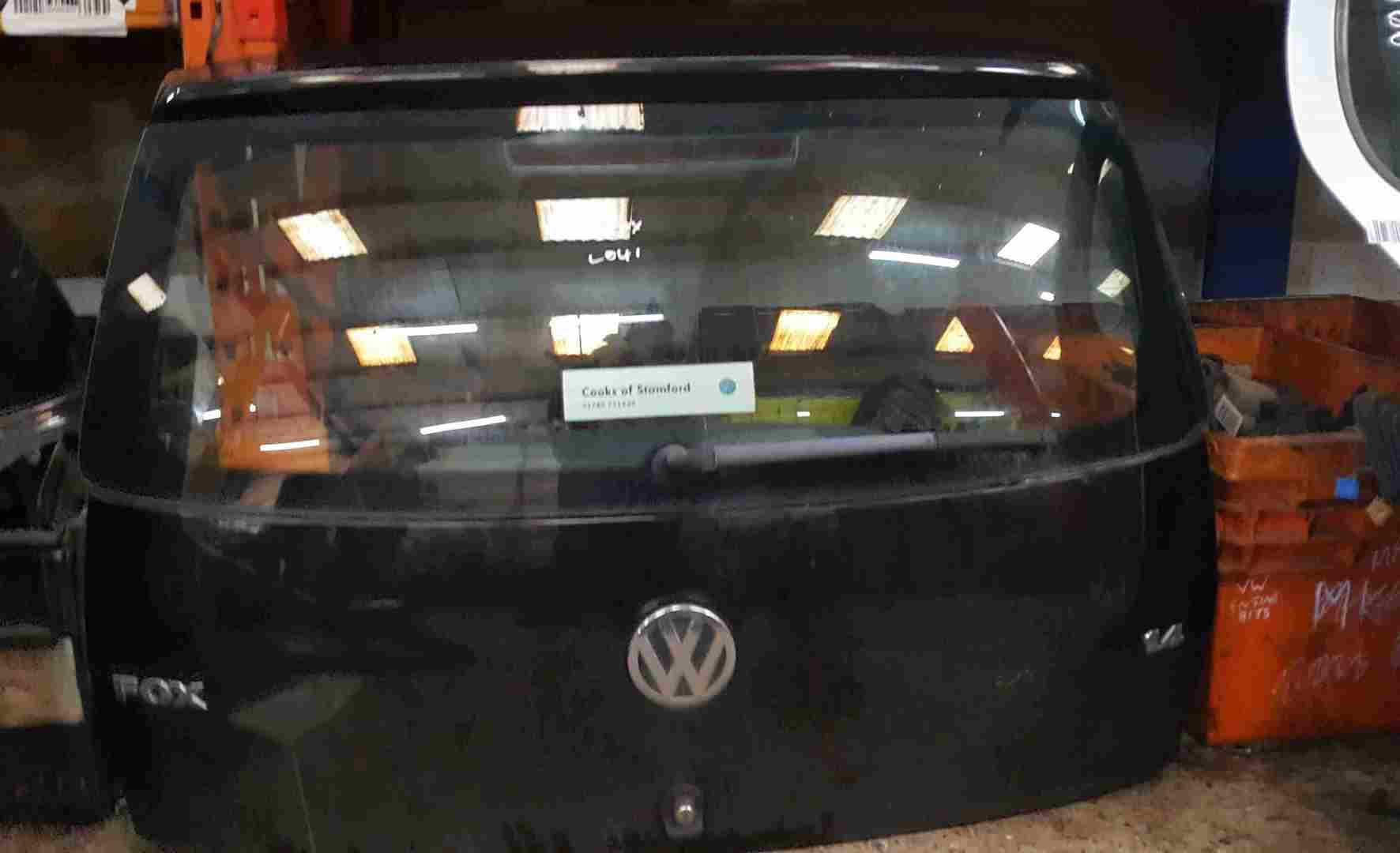 Volkswagen Fox 2005-2011 Rear Tailgate Boot Black L041