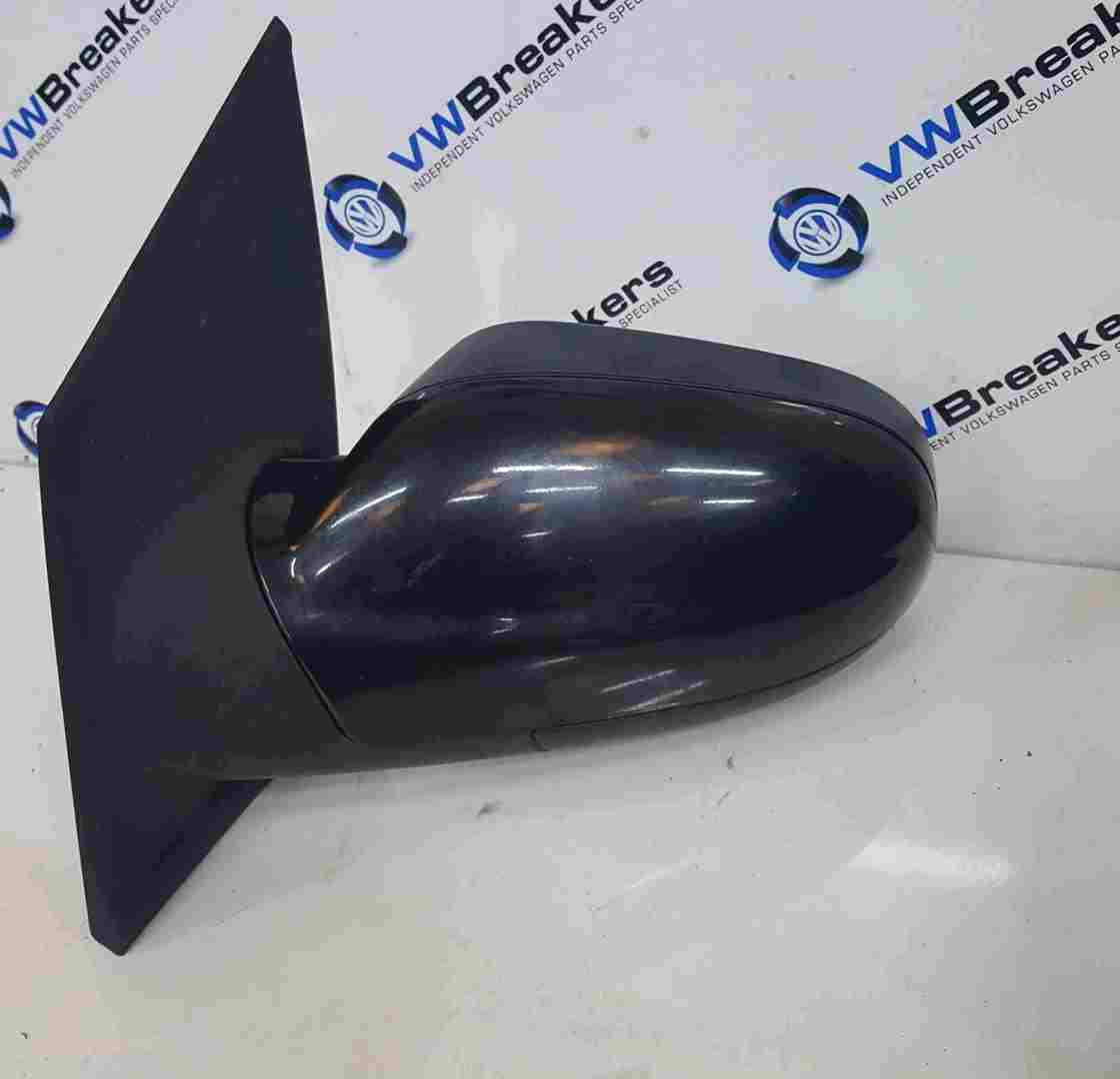 Volkswagen Fox 2007-2011 Passenger NS Wing Mirror Black LC9Z Manual