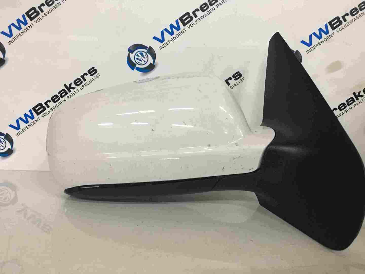 Volkswagen Golf Estate MK4 1997-2004 Drivers OS Wing Mirror White LB9A Manual