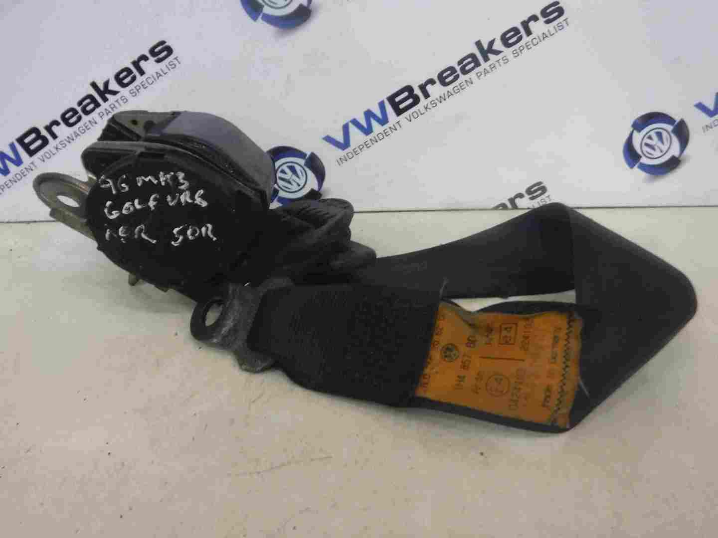 Volkswagen Golf MK3 1991-1999 Drivers OSR Rear SeatBelt 1H3857806A