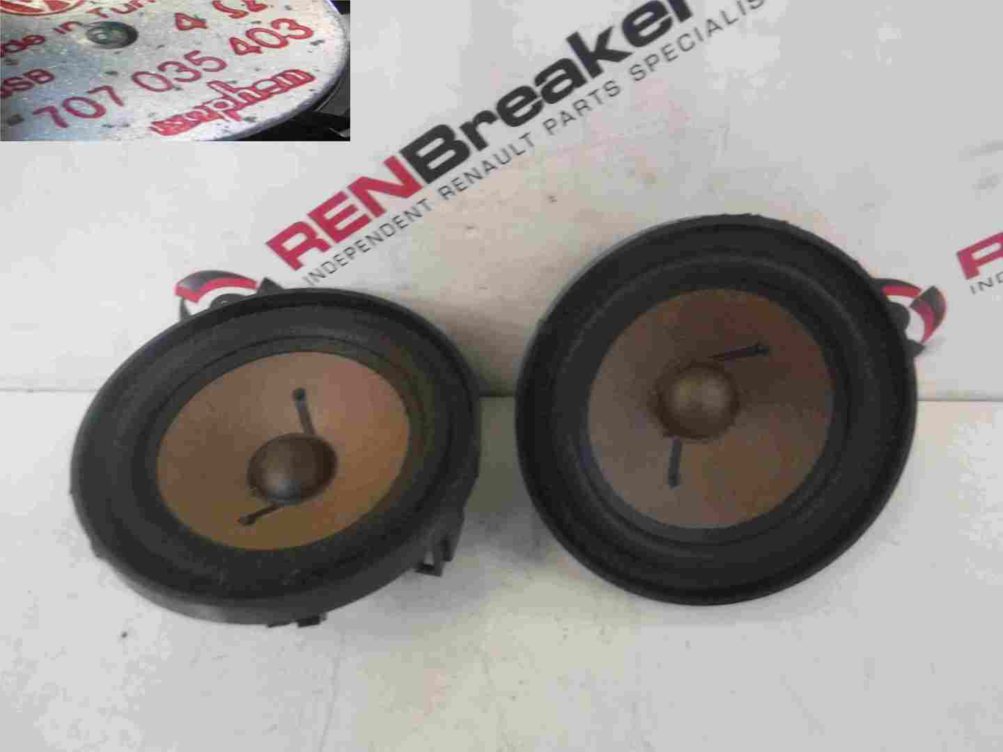 Volkswagen Golf MK3 1991-1999 Front Speakers Pair X2 707035403