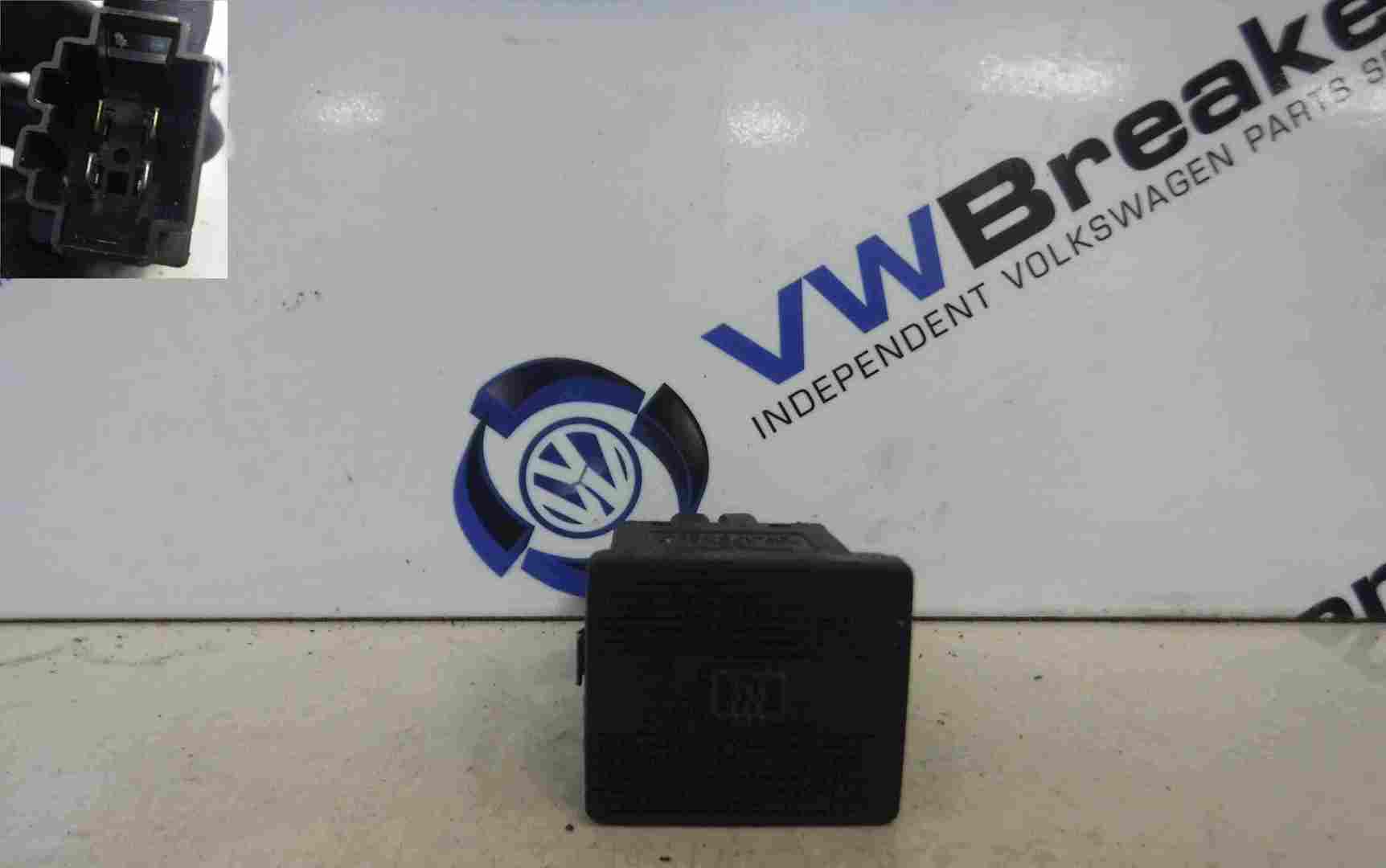 Volkswagen Golf MK3 1991-1999 Rear Window Demister Switch Button 1H0959621