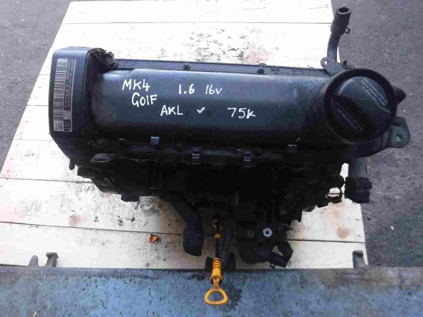 Volkswagen Golf MK4 + Bora 1997-2004 1.6 16v Engine AKL 75K