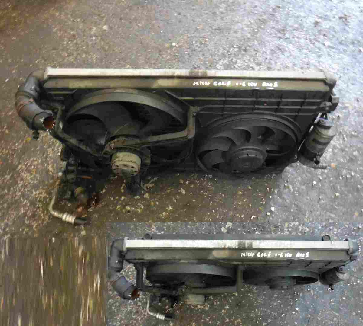Volkswagen Golf MK4 19972004 1.6 16v Radiator Cooling Fan Rad Pack