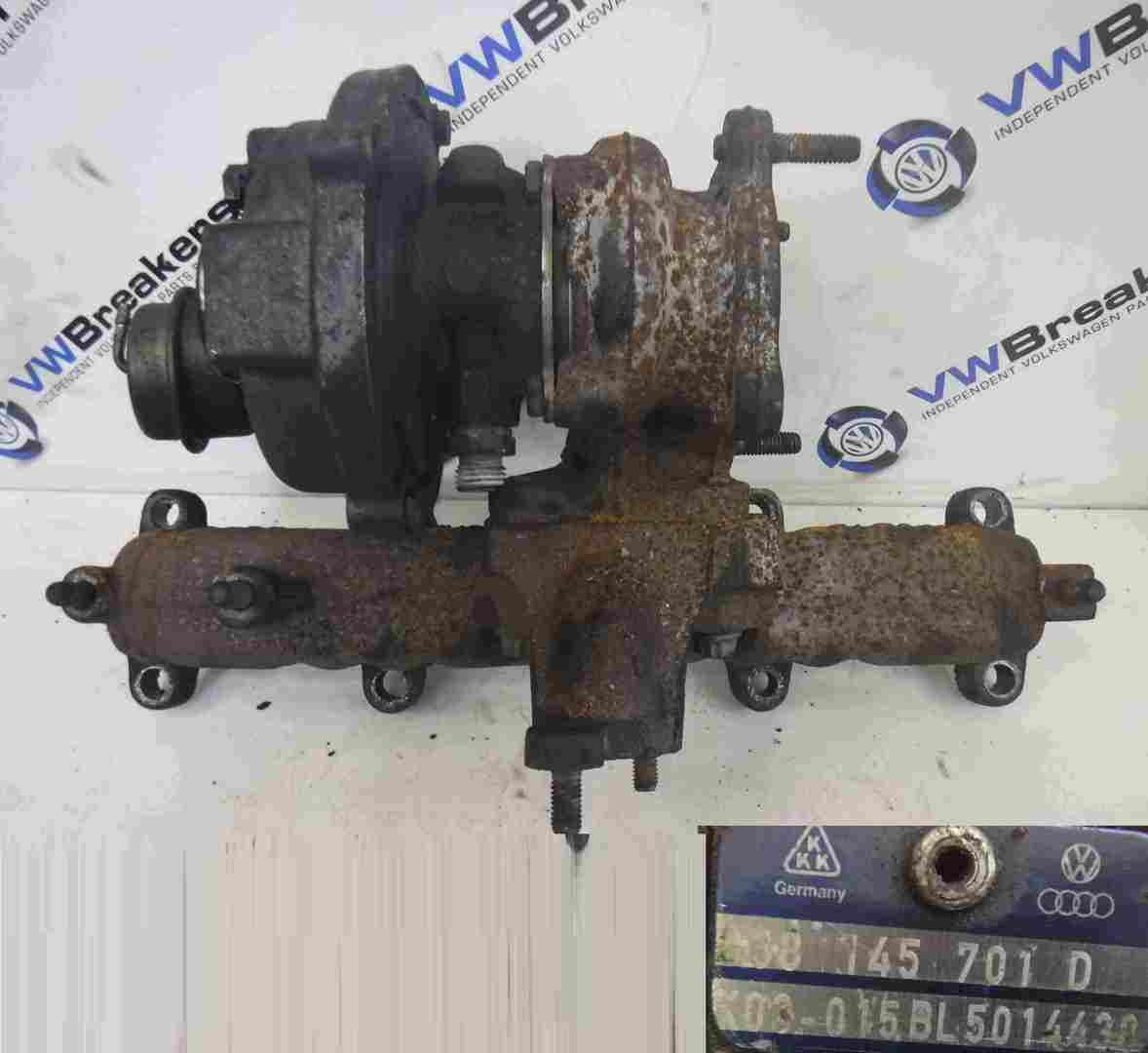Volkswagen Golf MK4 1997-2004 1.9 tDi Turbo Charger Unit 038145701A