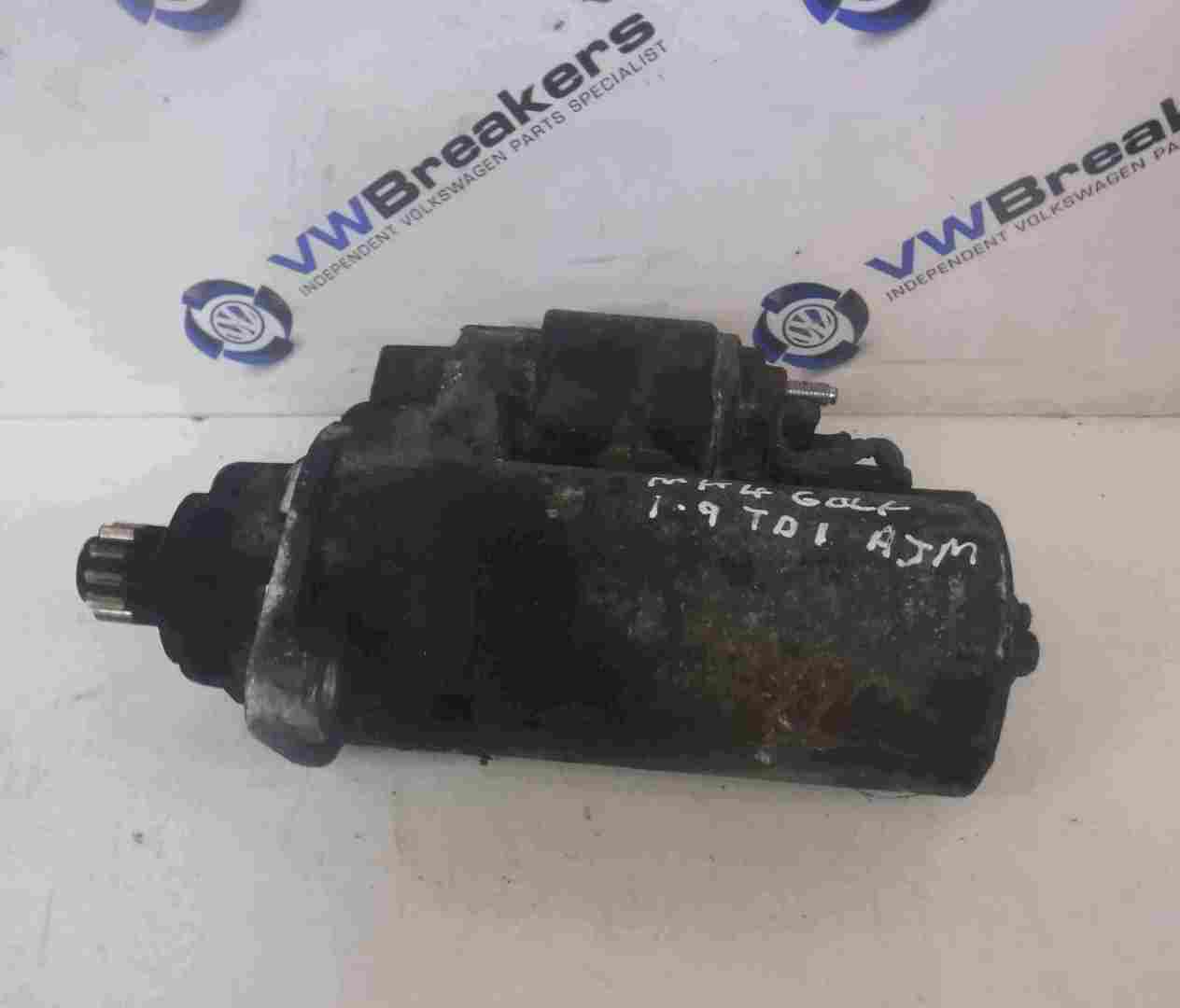 Volkswagen Golf MK4 1997-2004 1.9 TDi Starter Motor Starting AJM