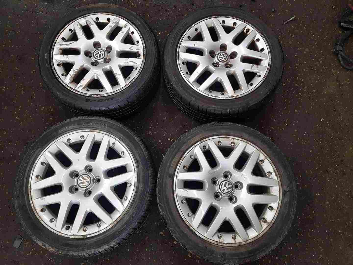 Volkswagen Golf MK4 1997-2004 BBS Alloy Wheels SET X4 16Inch Black 600601025C