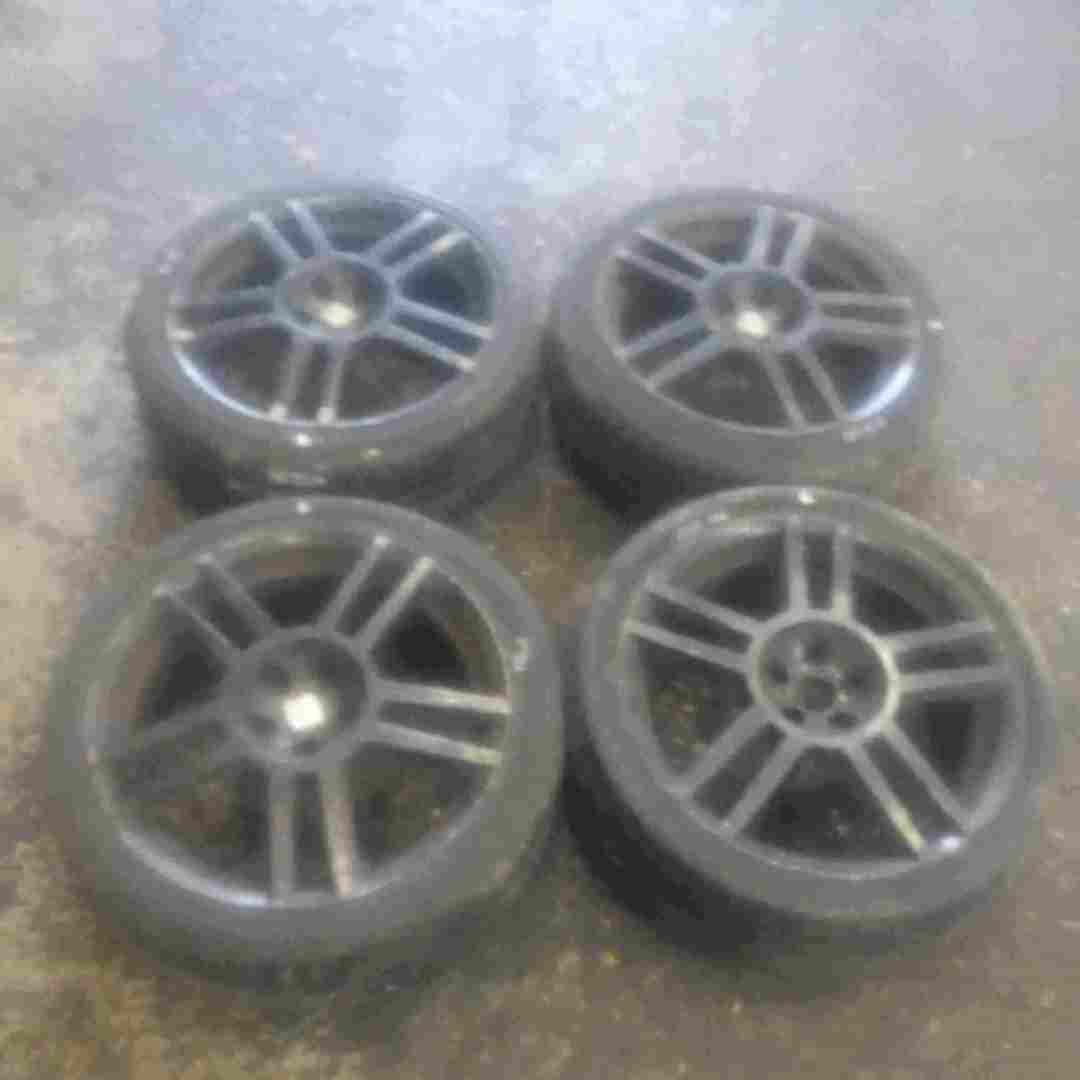Volkswagen Golf MK4 1997-2004 Black Alloy Wheels Set X4 18inch