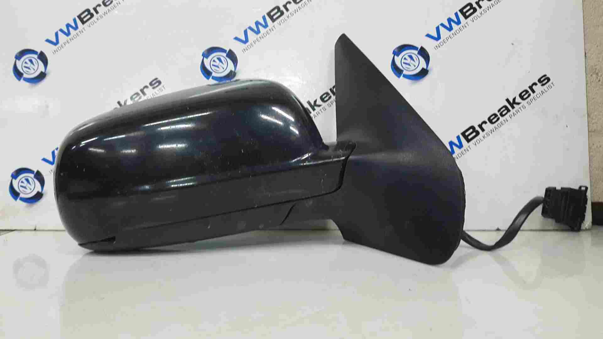 Volkswagen Golf MK4 1997-2004 Drivers Os Wing Mirror Black Lc9z Broken Cheap