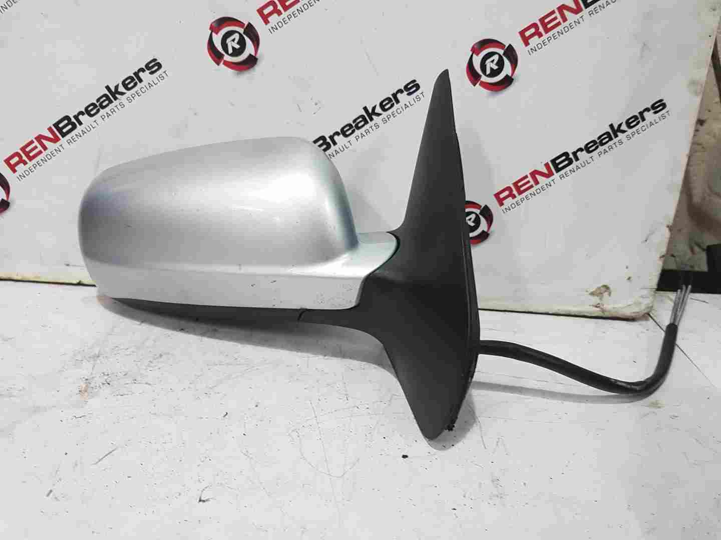 Volkswagen Golf MK4 1997-2004 Drivers Os Wing Mirror Silver La7w manual