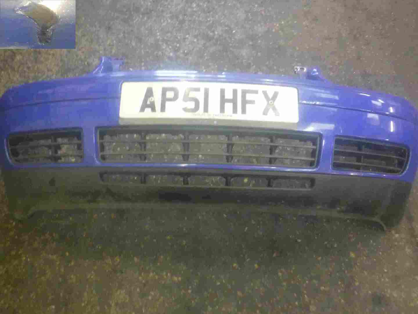 Volkswagen Golf MK4 1997-2004 Front Bumper Blue LW5Z