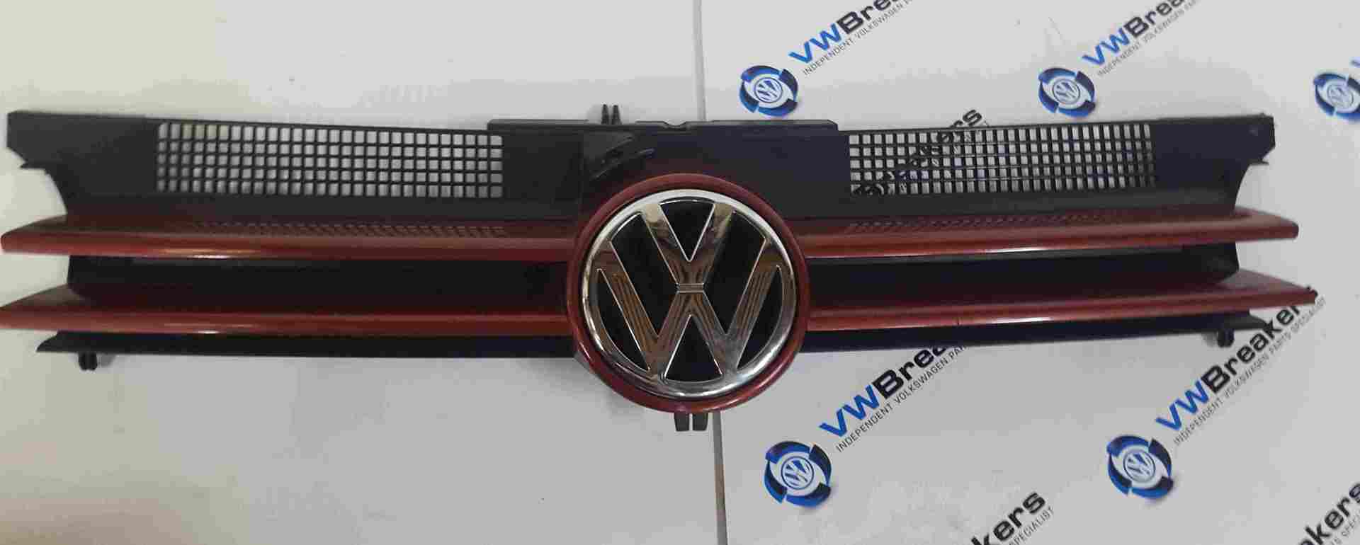 Volkswagen Golf MK4 1997-2004 Front Bumper Grill Insert Badge Red LC5K