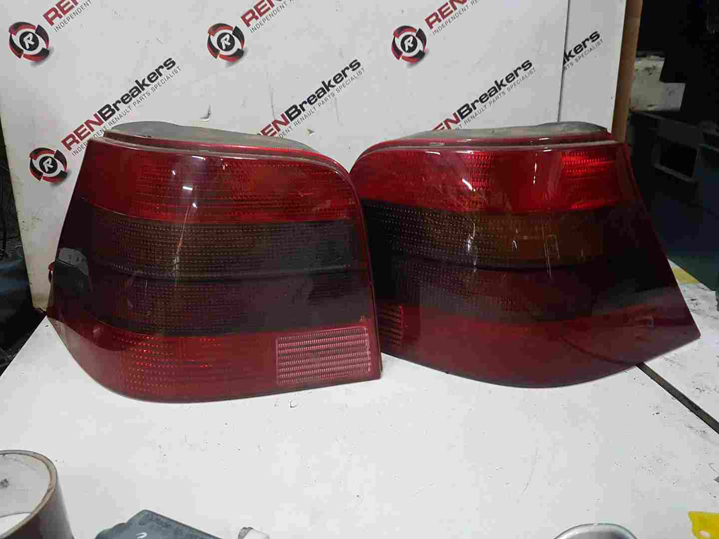 Volkswagen Golf MK4 1997-2004 GTI Rear Lights Pair Tinted Smoked Standard