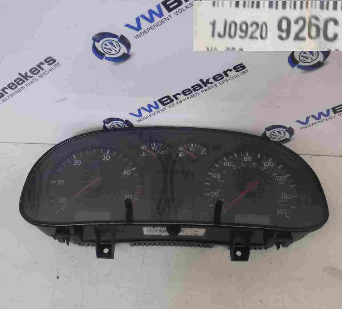 Volkswagen Golf MK4 19972004 Instrument Panel Dials Gauges Clocks