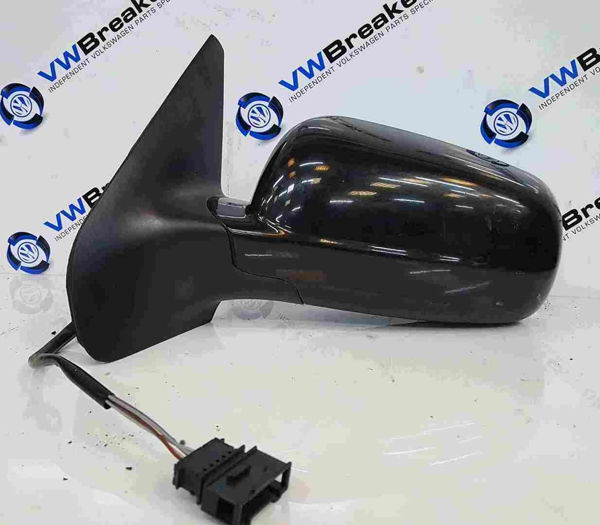 Volkswagen Golf MK4 1997-2004 Passenger NS Wing Mirror Black L041