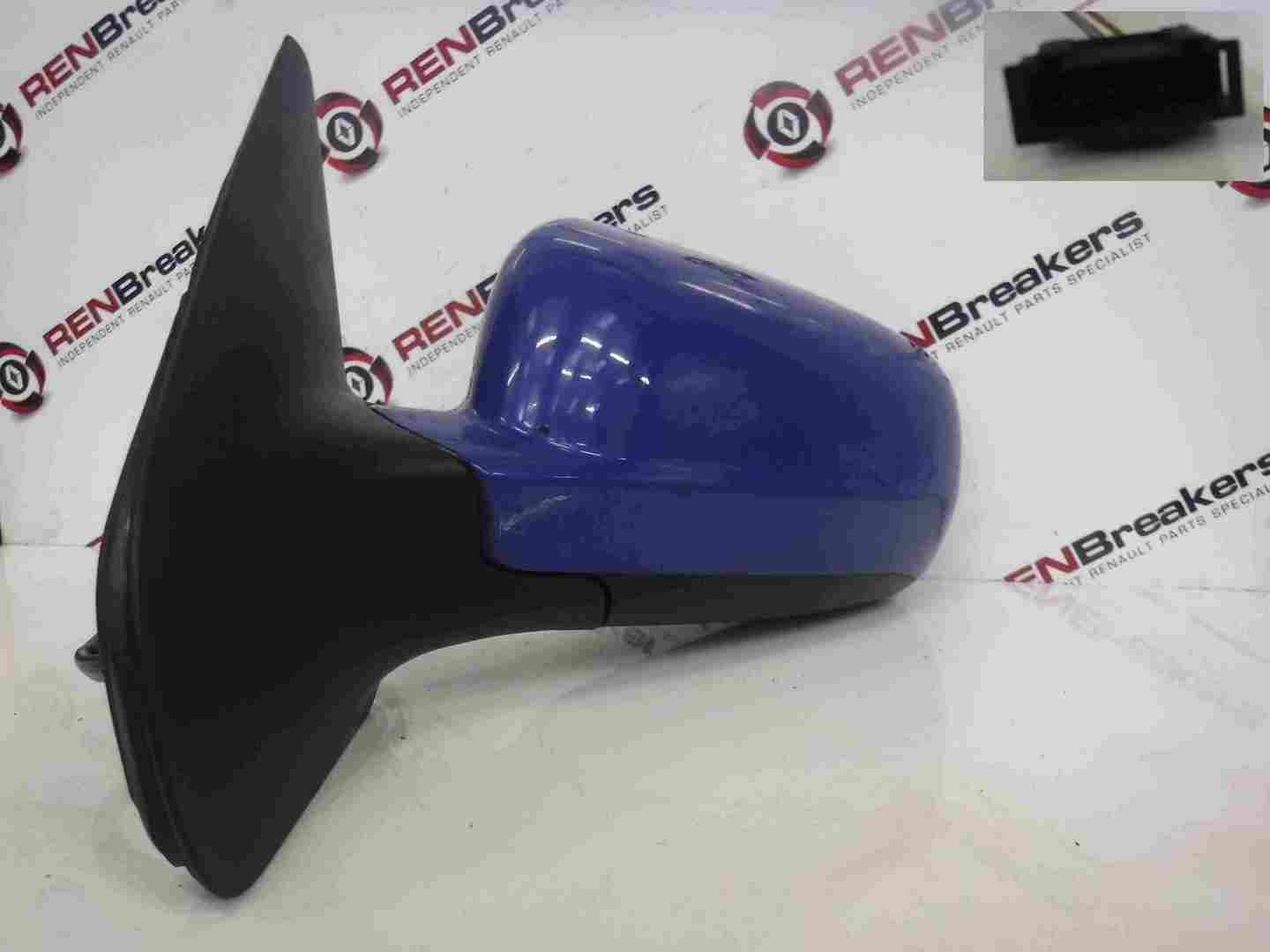 Volkswagen Golf MK4 1997-2004 Passenger NS Wing Mirror Blue LW5Z Electric