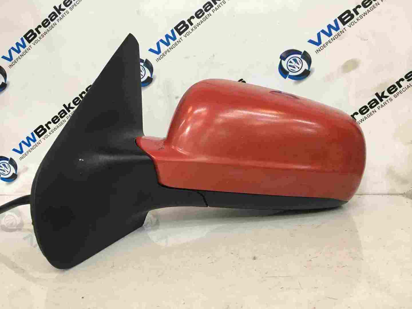 Volkswagen Golf MK4 1997-2004 Passenger NS Wing Mirror Red LA2Y