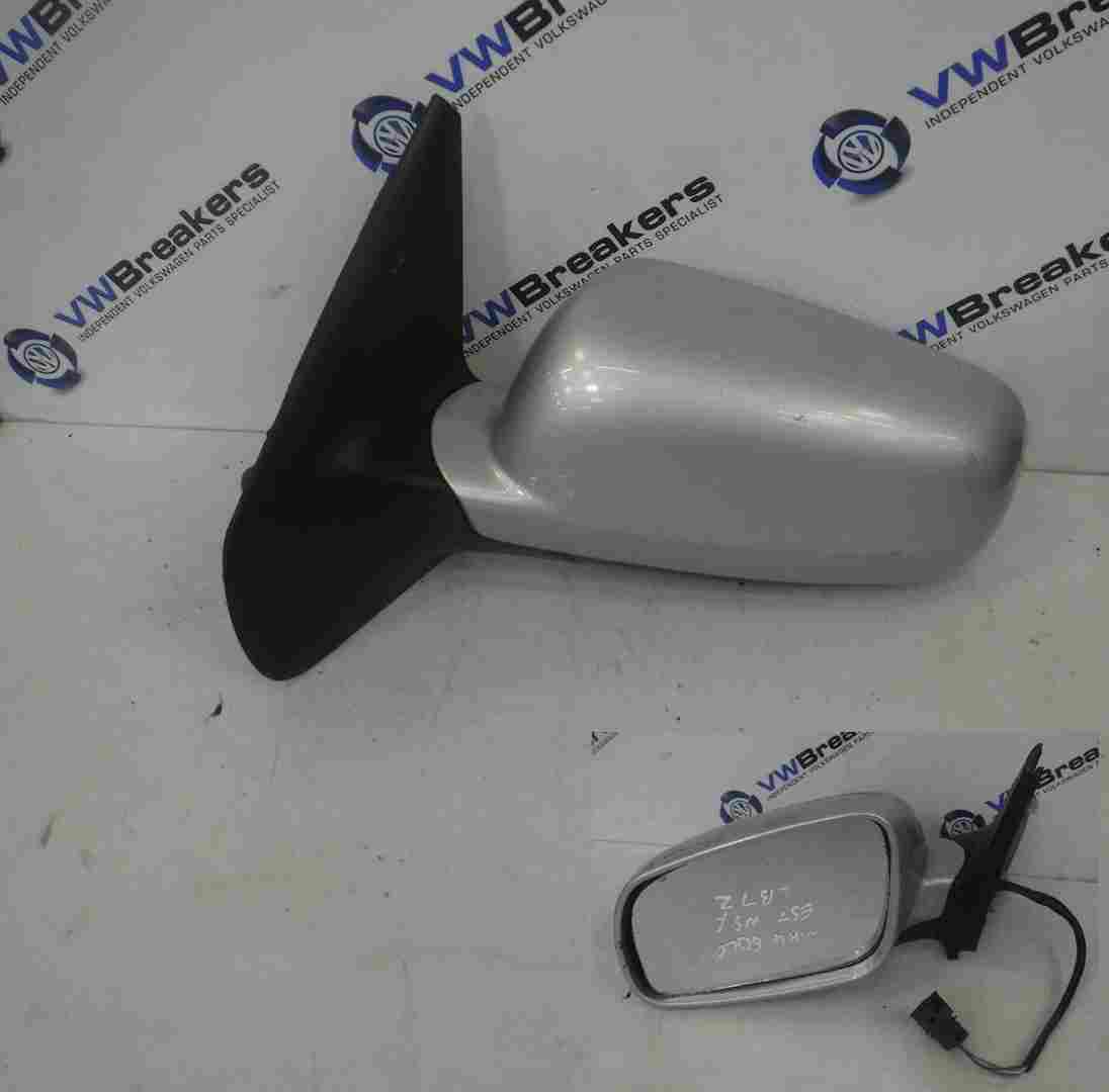 Volkswagen Golf MK4 1997-2004 Passenger NS Wing Mirror Silver LB7Z