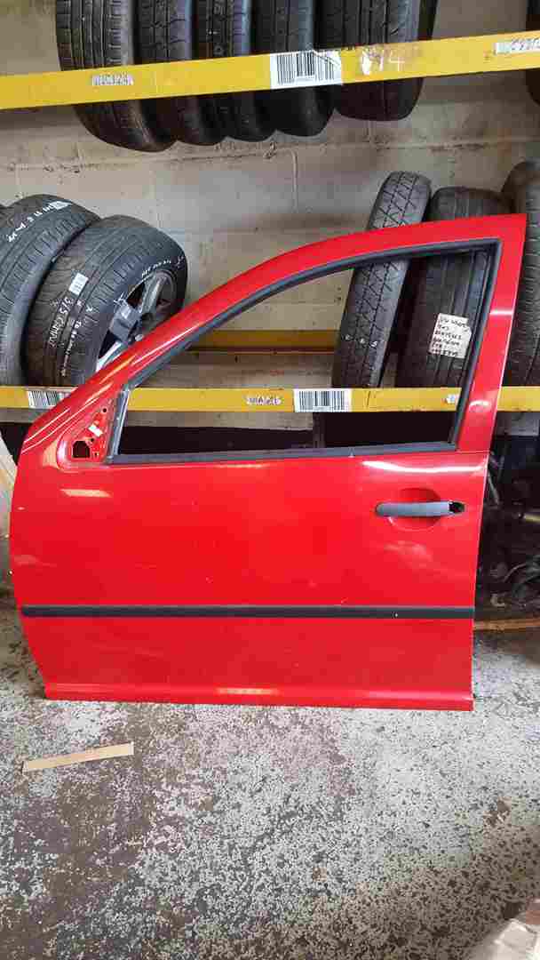 Volkswagen Golf MK4 1997-2004 Passenger NSF Front Door Red LY3D 5dr
