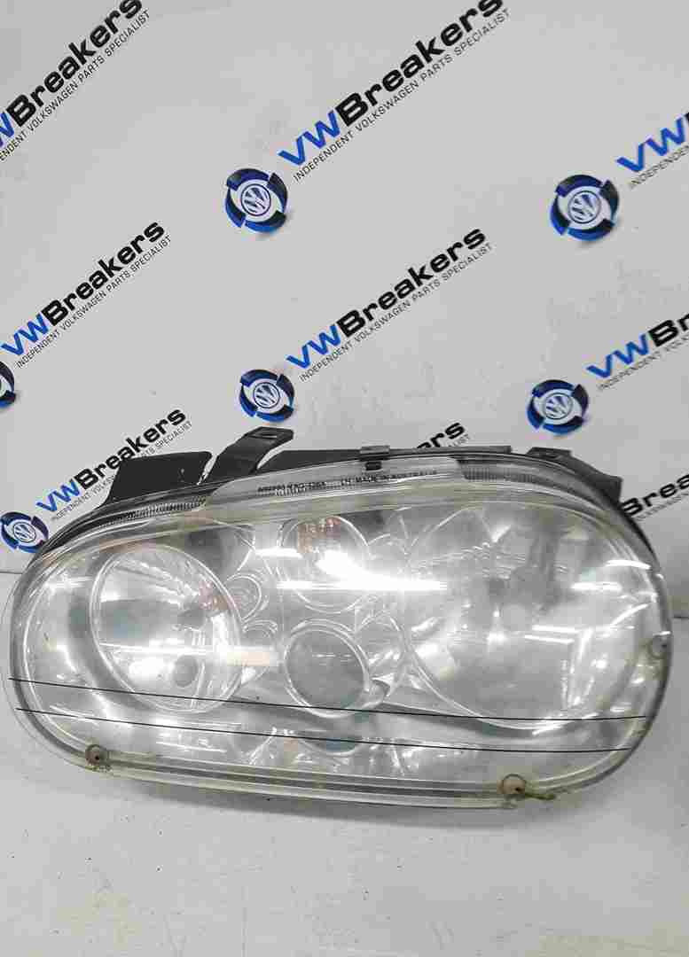 Volkswagen Golf MK4 1997-2004 Passenger NSF Front Headlight With Protecting Case