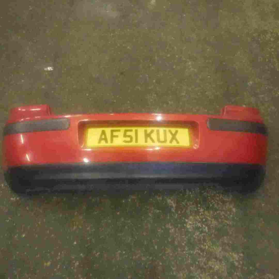 Volkswagen Golf MK4 1997-2004 Rear Bumper Red LC3X