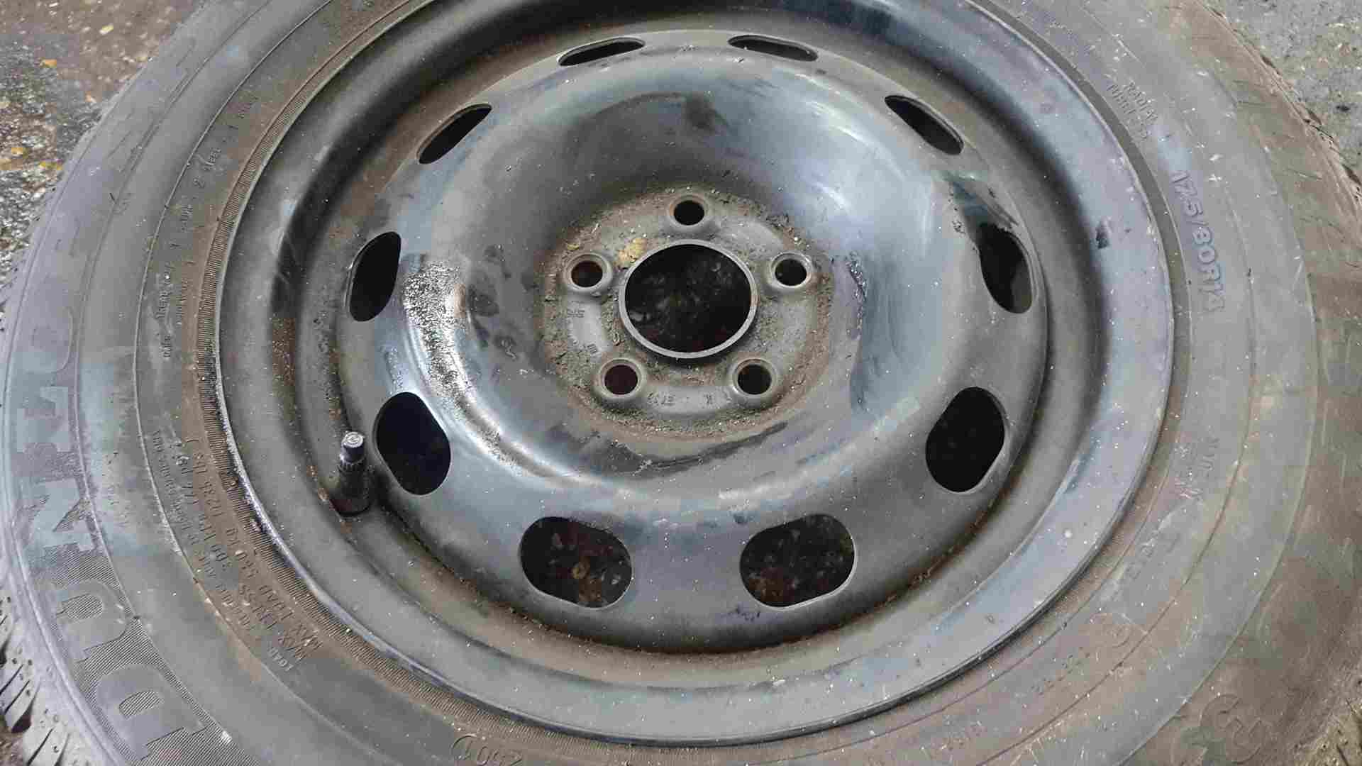 Volkswagen Golf MK4 1997-2004 Spare Steel Wheel Tyre 175 80 14 7mm 45 ...