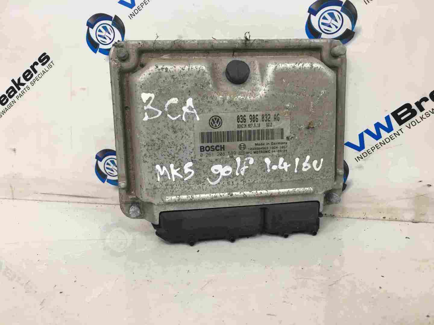 Volkswagen Golf MK5 2003-2009 1.4 16v Engine Control Unit 036906032AG