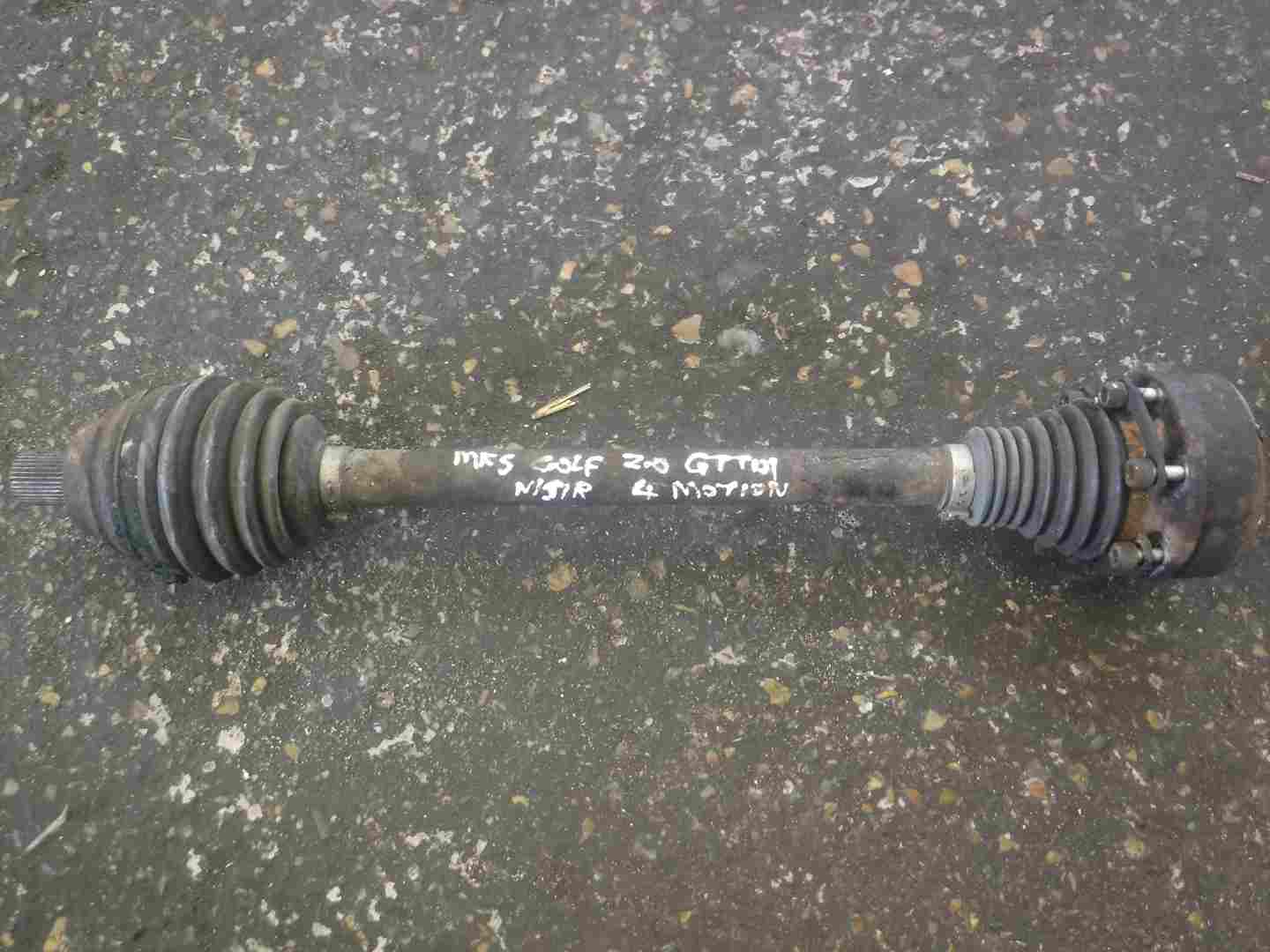Volkswagen Golf MK5 2003-2009 2.0 GT TDi 4 Motion Passenger NSR Rear Driveshaft