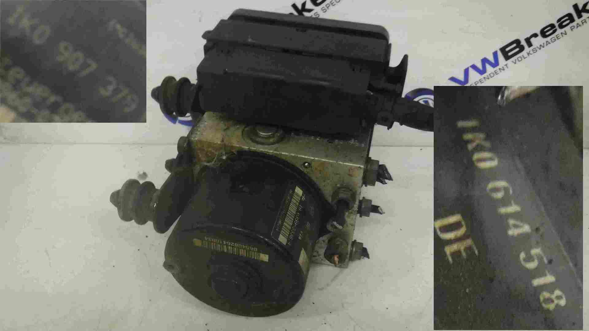 Volkswagen Golf MK5 20032009 ABS Pump Unit Computer Brakes 1K0907379