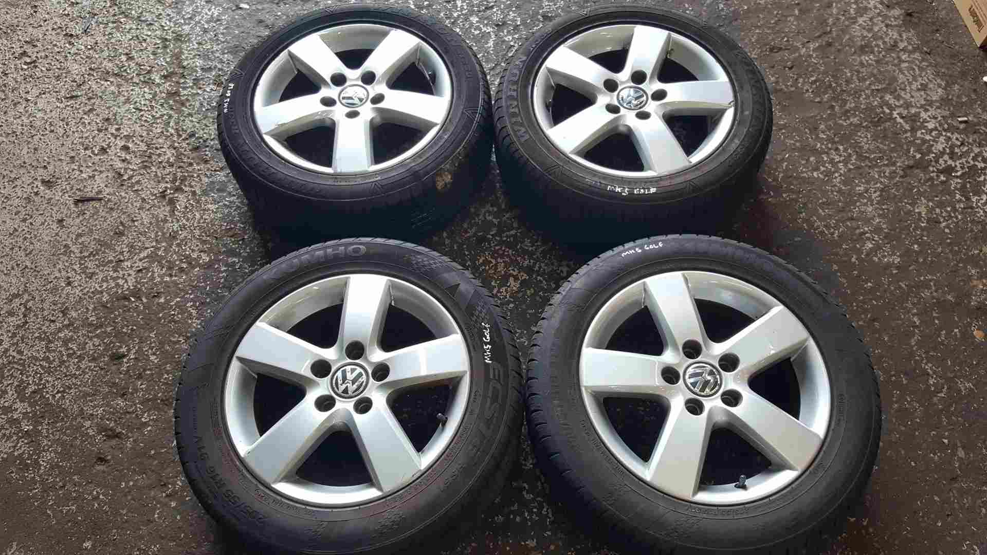 Volkswagen Golf MK5 2003-2009 Alloy Wheels SET X4 5 Stud 16Inch 4/5
