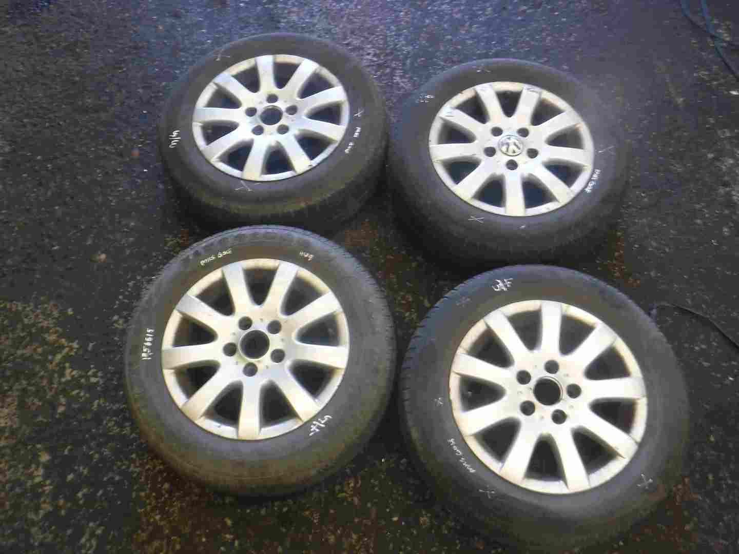 Volkswagen Golf MK5 2003-2009 Alloy Wheels Set X4 15inch 1K0601025A