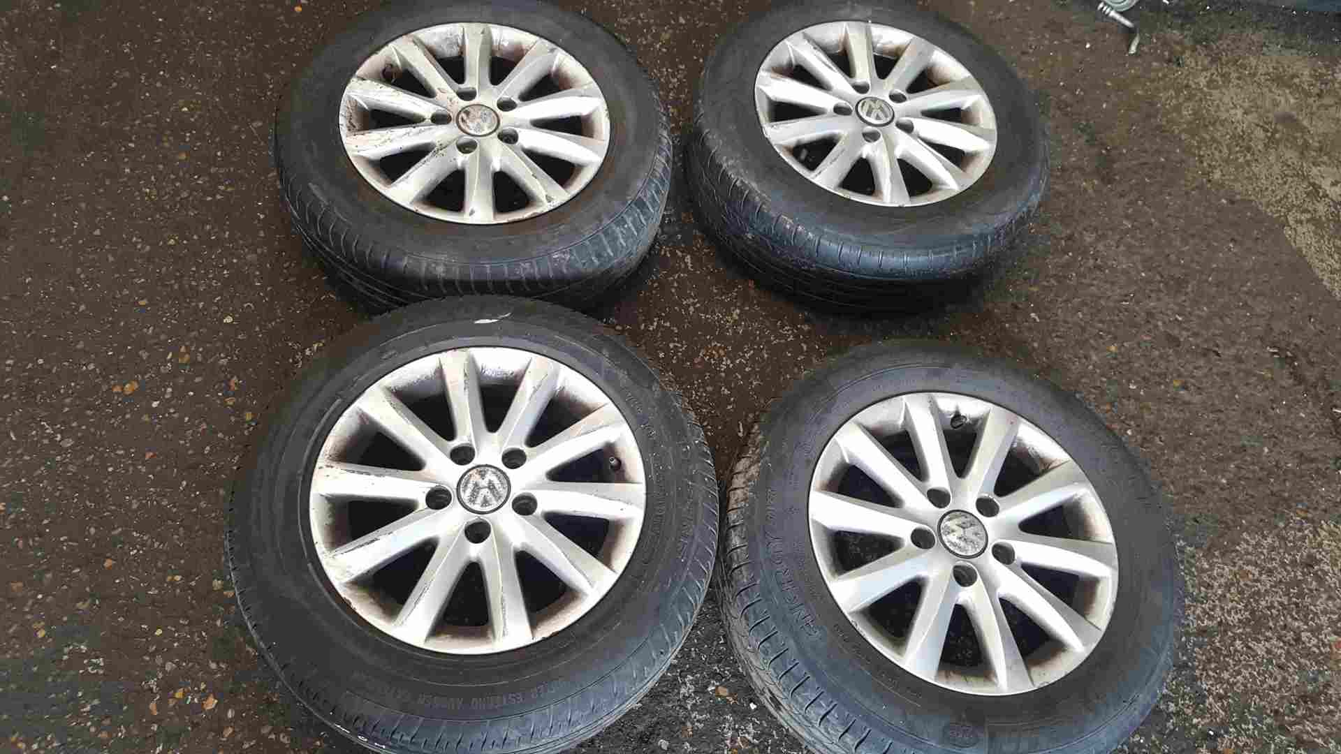 Volkswagen Golf MK5 2003-2009 Alloy Wheels Set X4 15inch 1K0601025CA