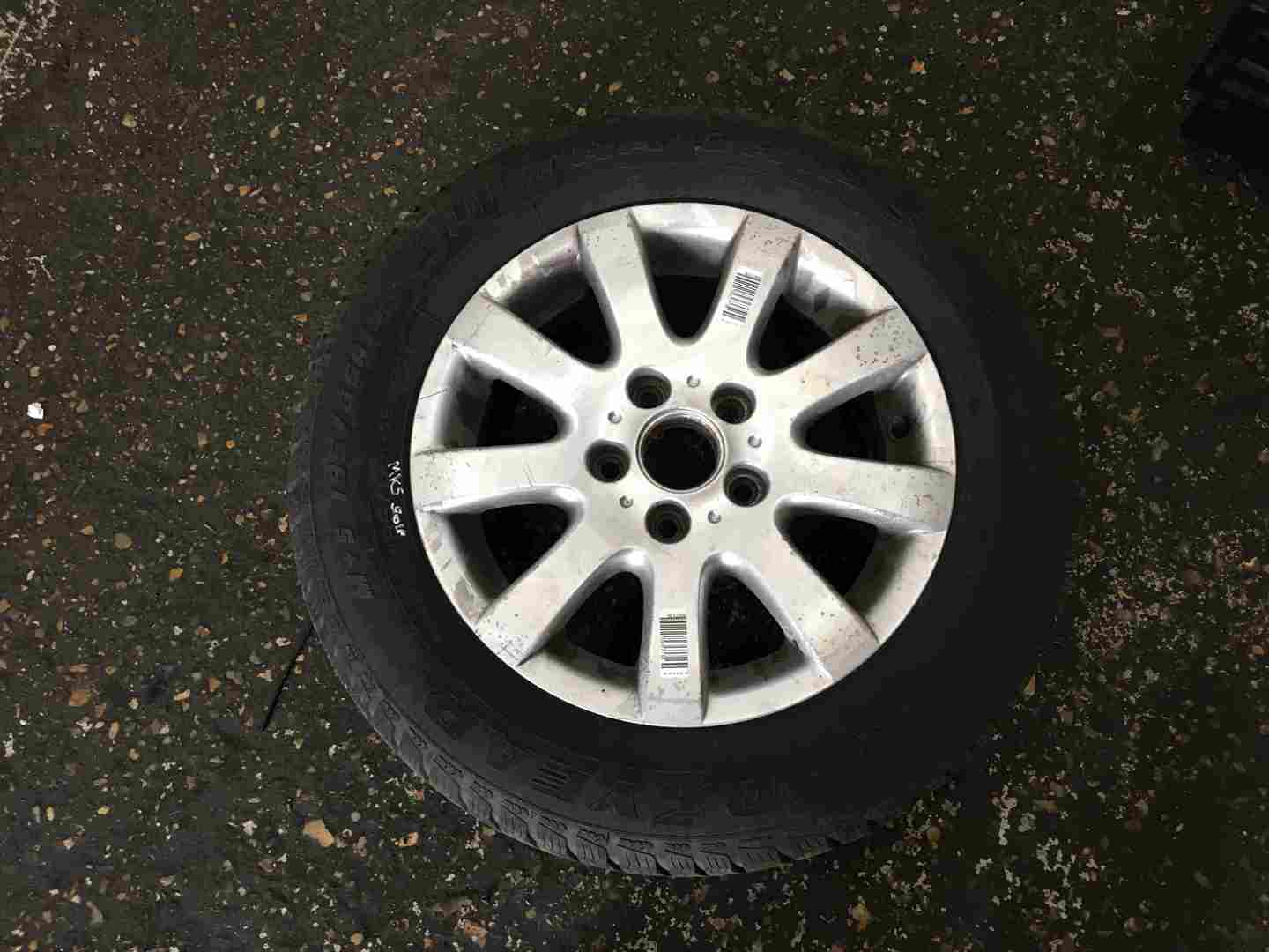 Volkswagen Golf MK5 2003-2009 Borbet Alloy Wheel 15in 15