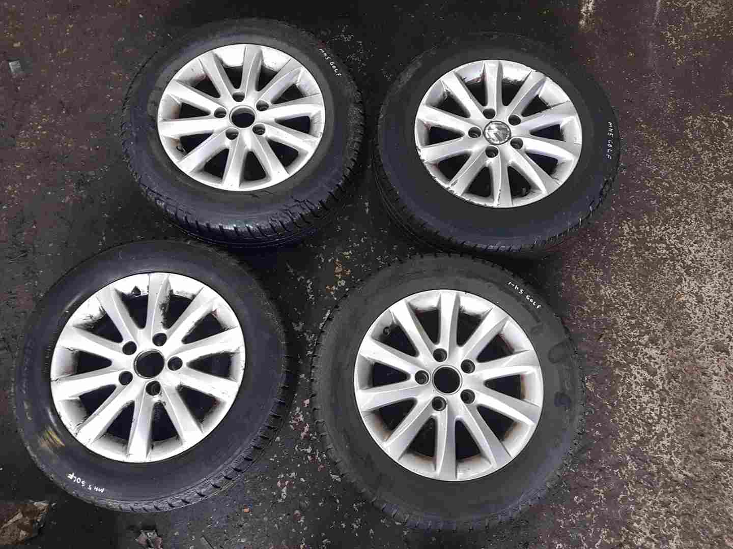 Volkswagen Golf MK5 2003-2009 Bristol Alloy Wheels SET X4 15Inch 4/5