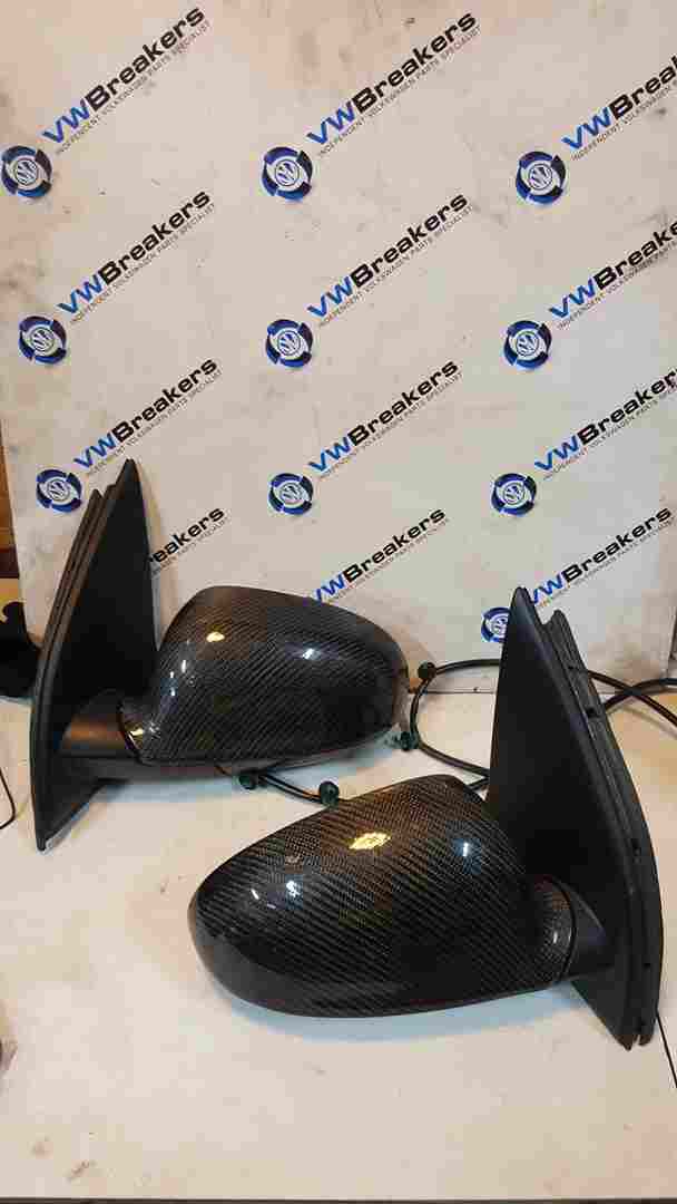 Volkswagen Golf MK5 2003-2009 Carbon Fibre Wing Mirror Pair ns os