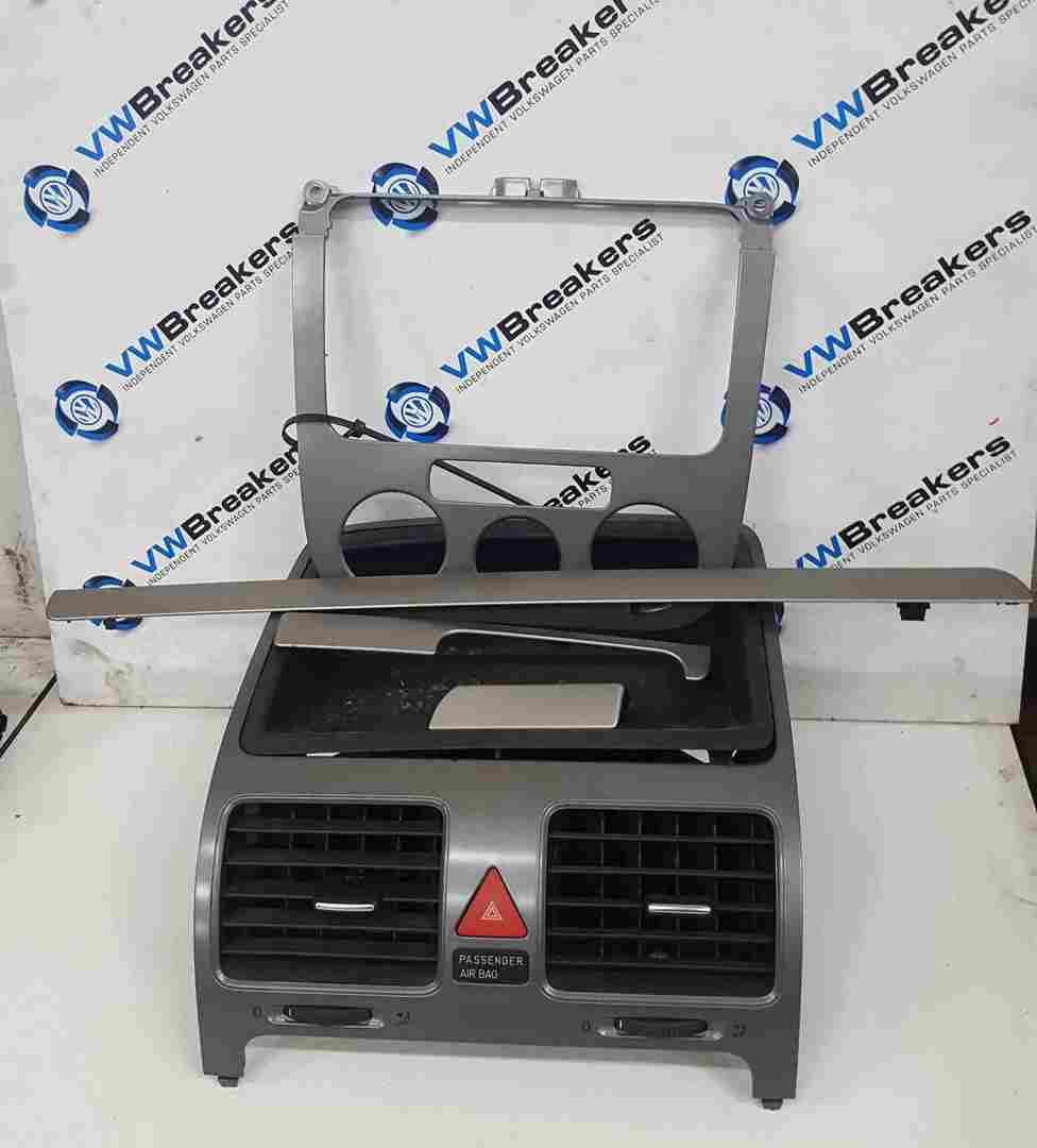 Volkswagen Golf MK5 20032009 Centre Heater Vent Dashboard Trims Set