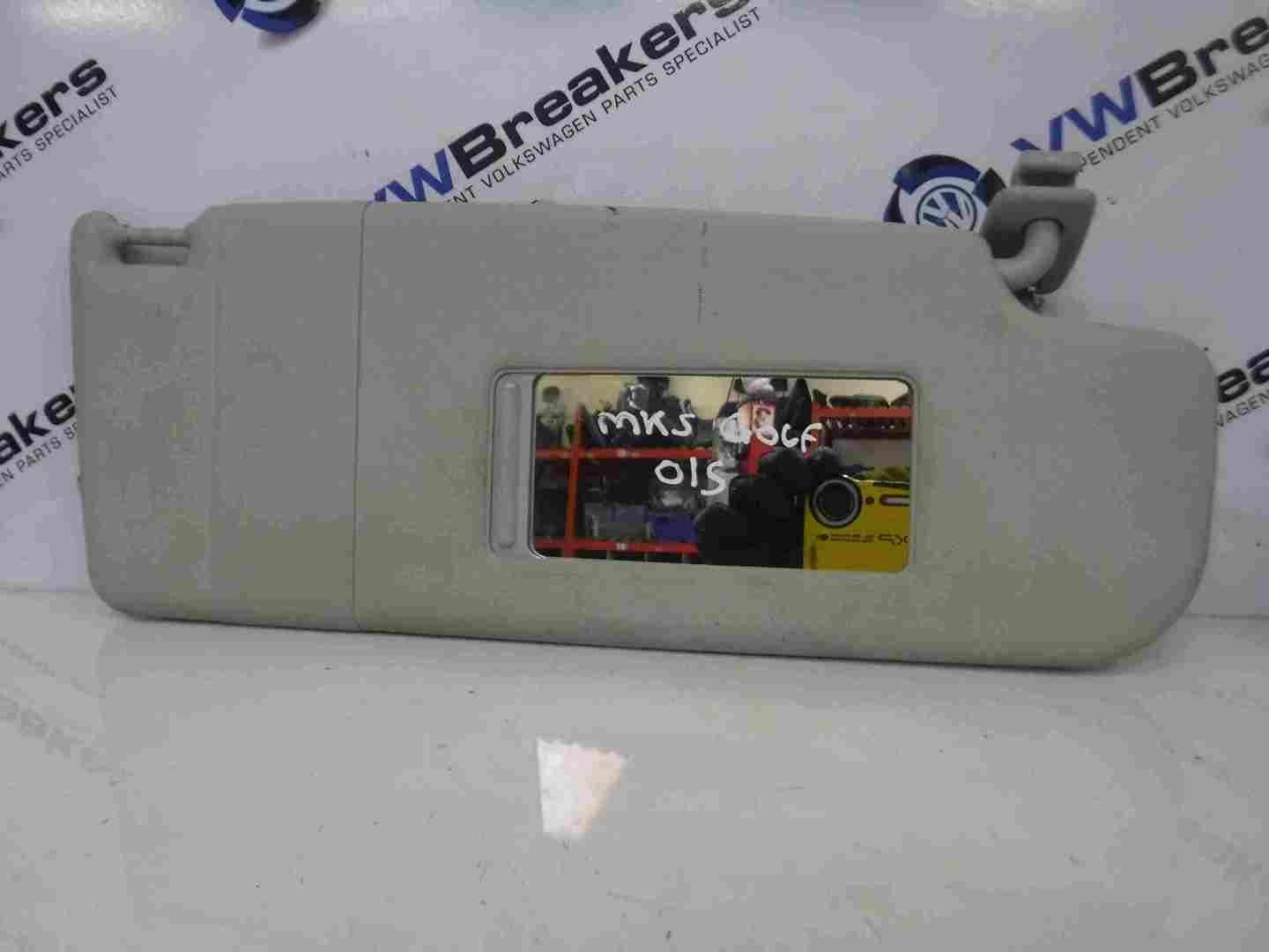 Volkswagen Golf MK5 20032009 Drivers OS Sun Visor Store Used