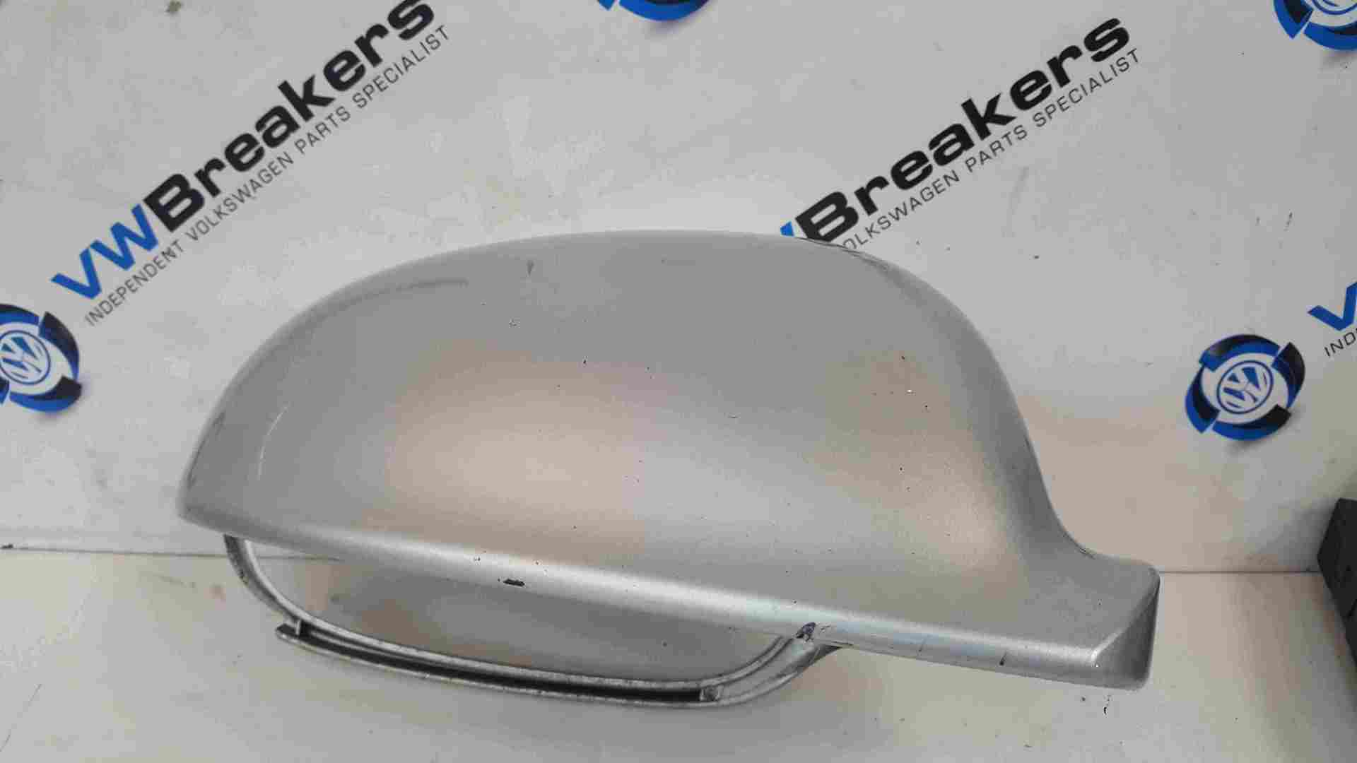 Volkswagen Golf MK5 2003-2009 Drivers OS Wing Mirror Cover Silver LA7W 1K0857538