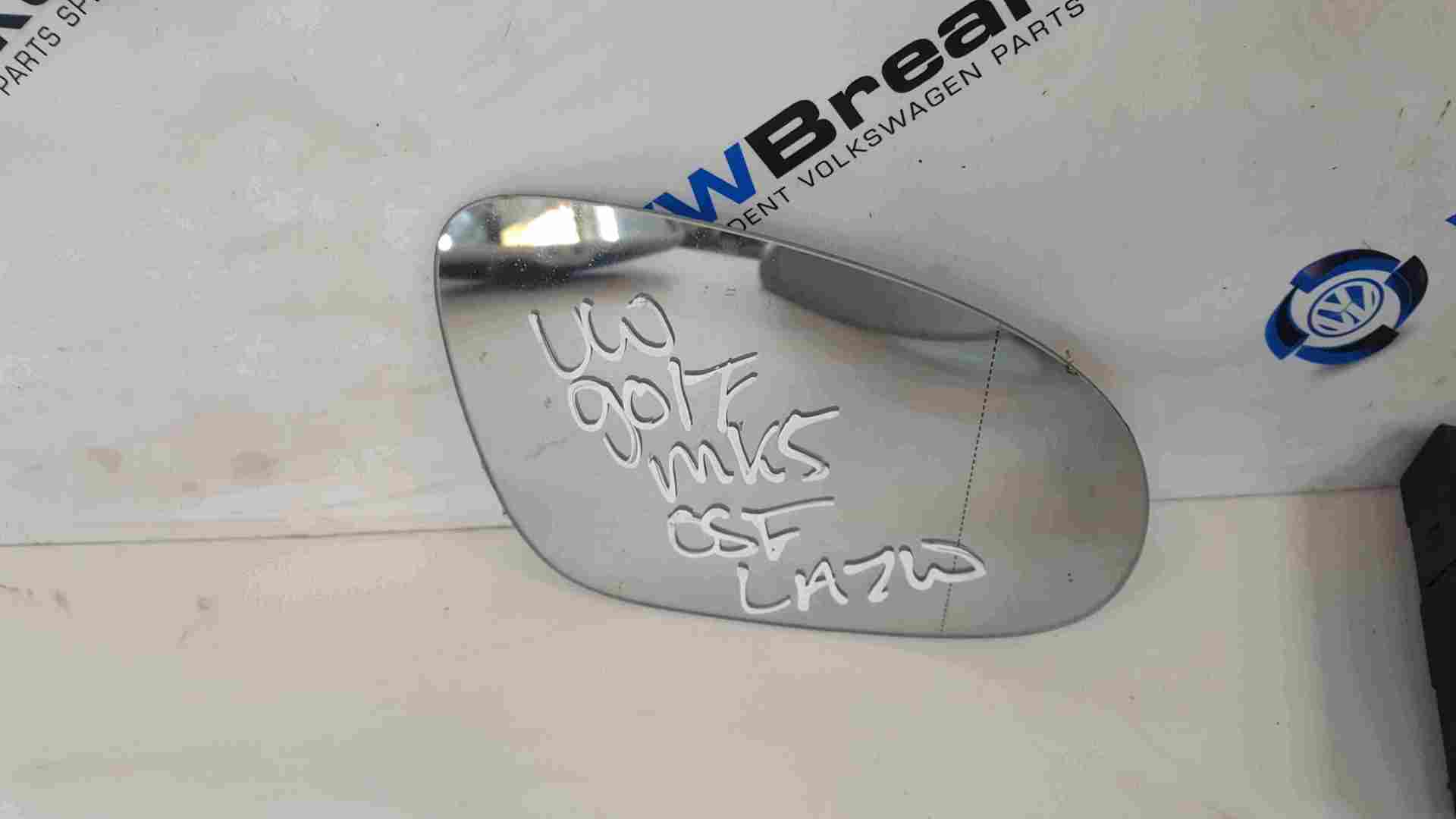 Volkswagen Golf MK5 2003-2009 Drivers OS Wing Mirror Glass