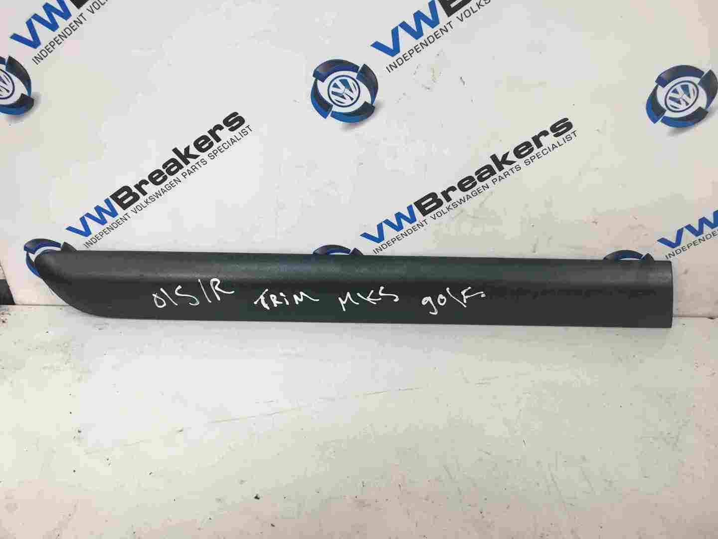 Volkswagen Golf MK5 2003-2009 Drivers OSR Rear Bump Trim Moulding 1K3853536